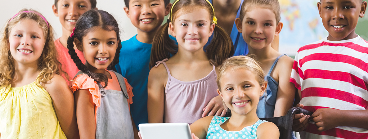 A Group of Children Smiling